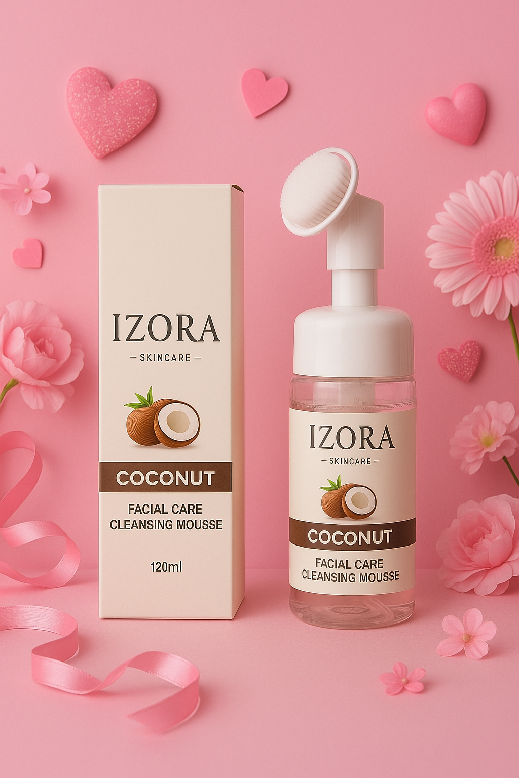Coconut Facial Cleansing Mousse 120ml