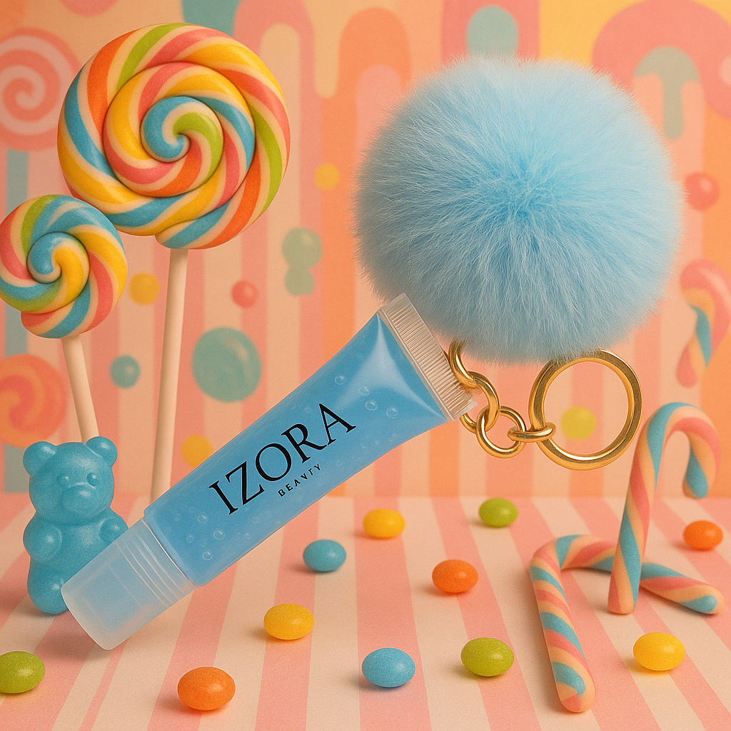 Mint Lip Gloss Key Chain