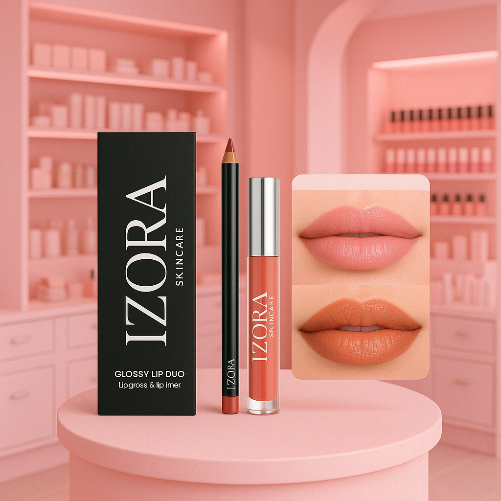 Sab - Glossy Lip Liner & Lip Gloss Duo