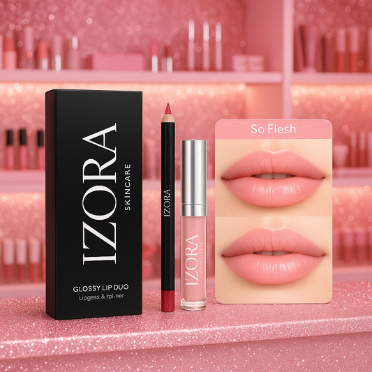 So Flesh - Glossy Lip Liner & Lip Gloss Duo